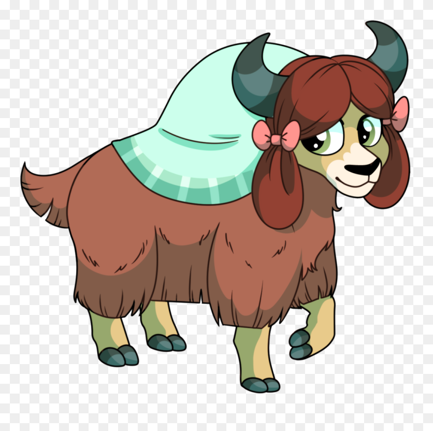 Yak Clipart Transparent - Female Yak Clipart - Png Download