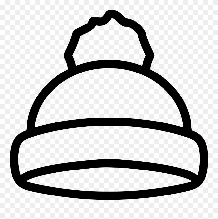 Beanie Hat Svg Png Icon Free Download - White Hat Clip Art Transparent Png