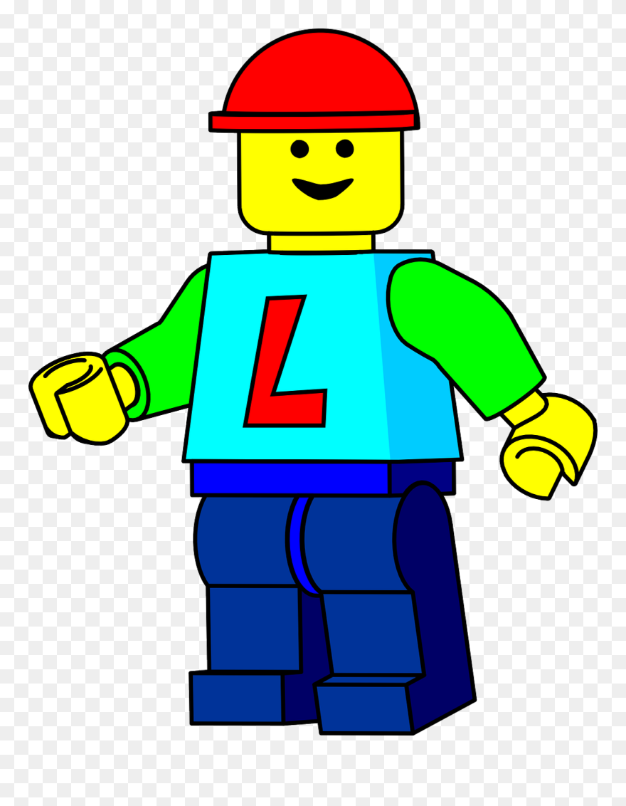 Lego, Man, Toy, Helmet - Lego Character Clipart - Png Download