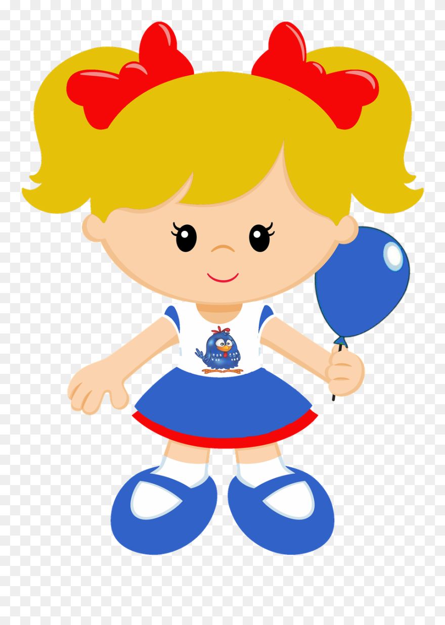 Cute Boy With Money Clipart Banner Transparent Menina - Menina Cute Galinha Pintadinha Png