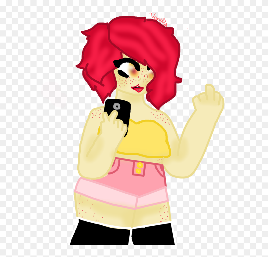 Collection Of Free Selfie Drawing Style Download On - Illustration Clipart
