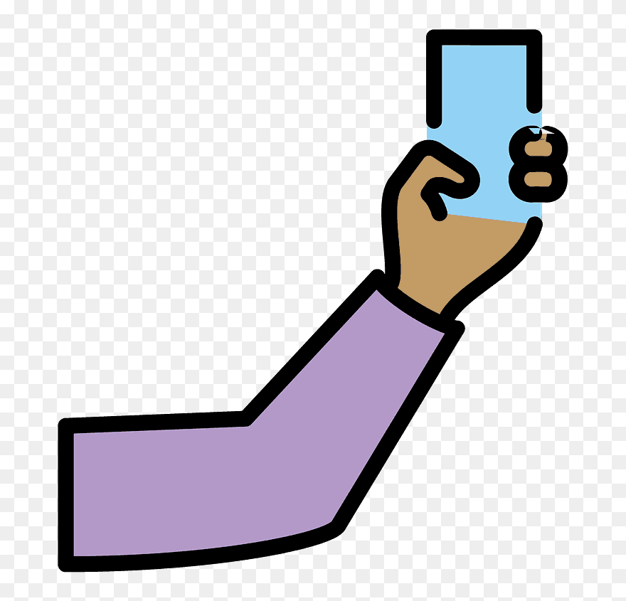Selfie Emoji Clipart - Scalable Vector Graphics - Png Download