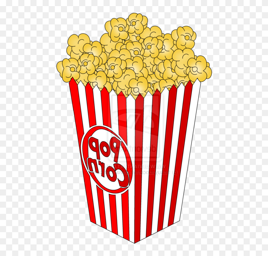 Popcorn Clipart Clear Background Clip Library Library - Transparent Background Popcorn Clipart - Png Download