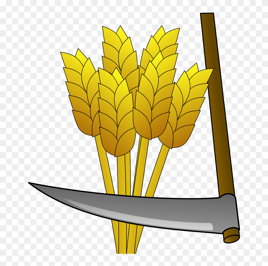 Red Barn Clip Art Download - Wheat And Sickle Png Transparent Png