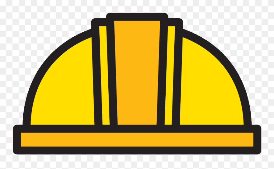 Hard Hat Yellow Architectural Engineering Icon - Icon Construction Hat Png Clipart