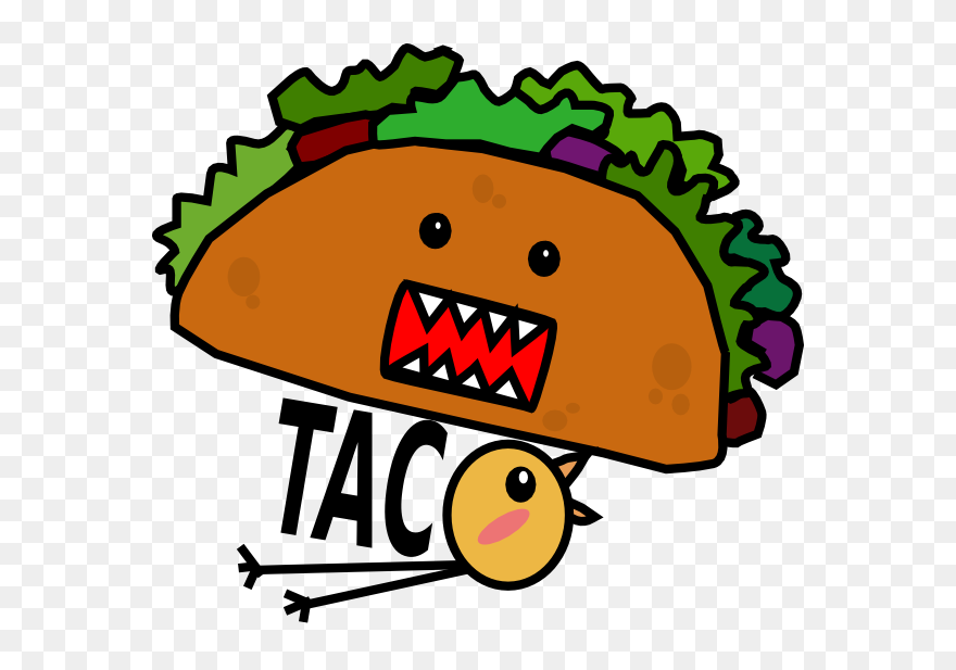 Clipart Happy Taco - Cartoon Tacos - Png Download