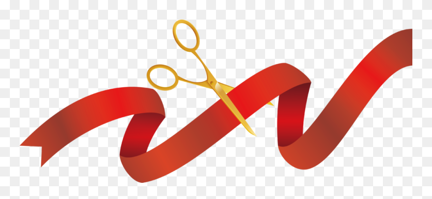 Ribbon With Scissors Png Clipart
