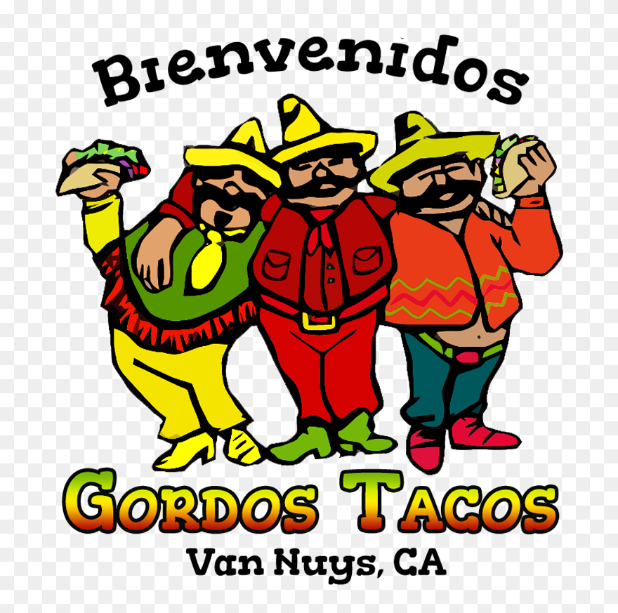 About Us Gordos Tacos - Cartoon Clipart