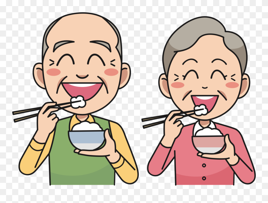 Onlinelabels Clip Art - Eating With Chopsticks Cartoon - Png Download