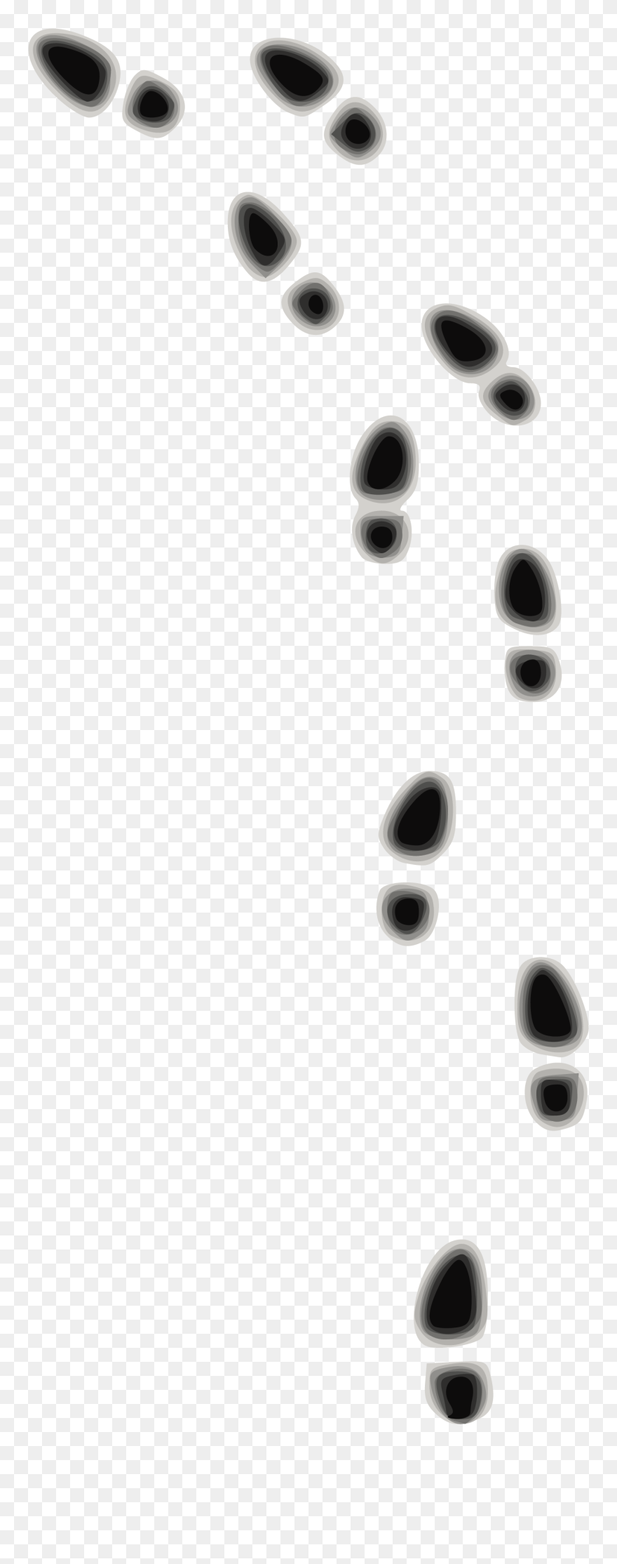 Footprints Clipart Footsteps - Harry Potter Footprints Png Transparent Png