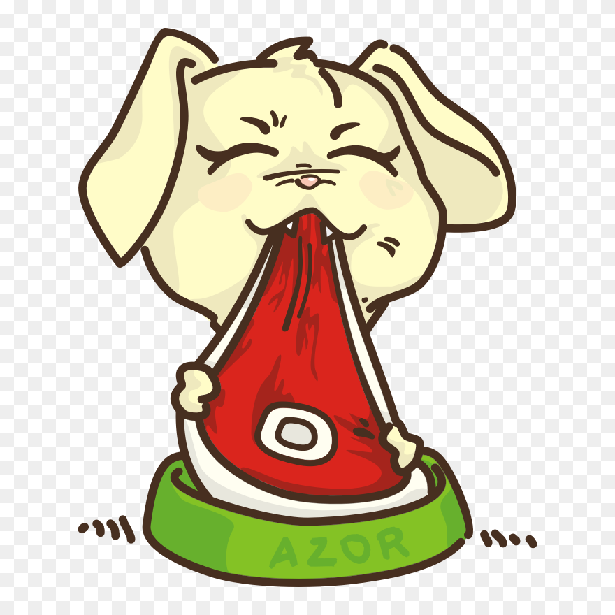 Free To Use Public Domain Dog Clip Art - Dog Eating Meat Clipart - Png Download
