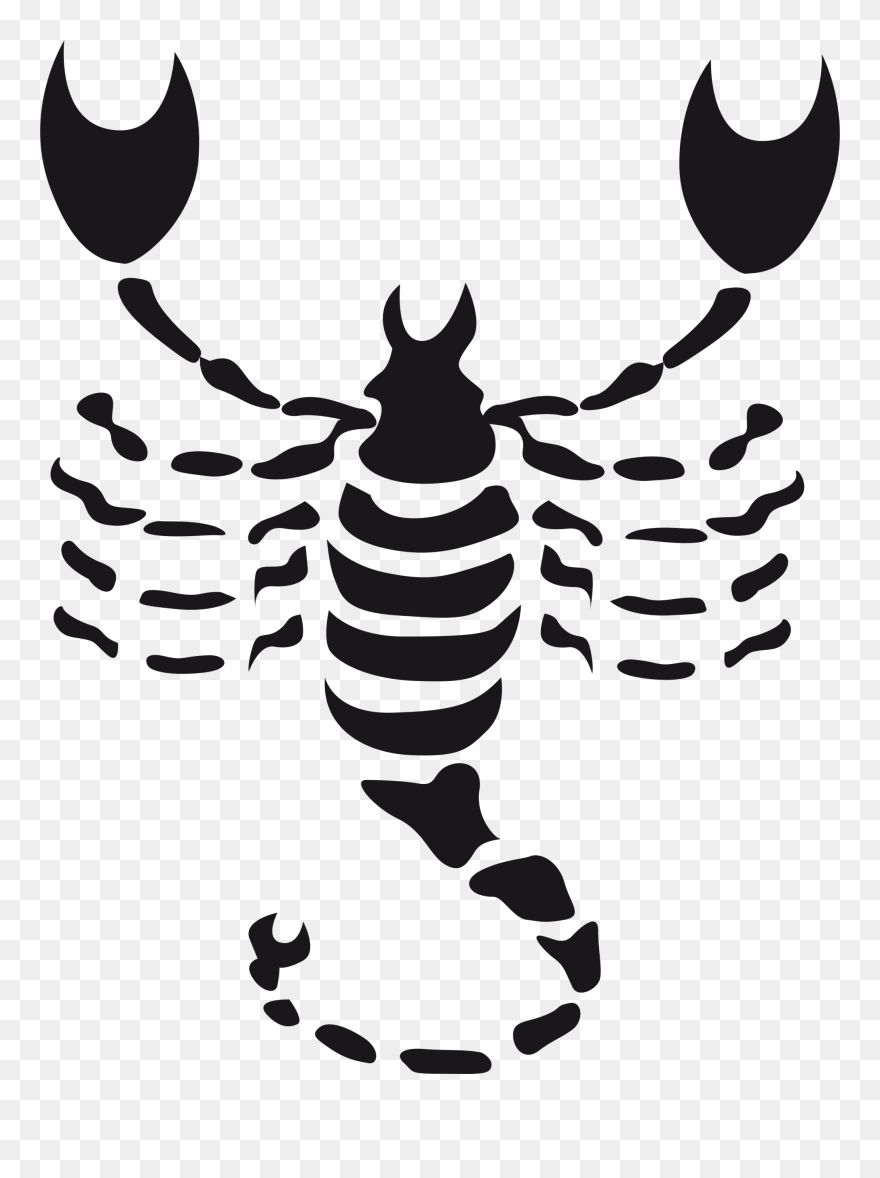 Scorpio Zodiac Sign - Vrischika Rasi Clipart