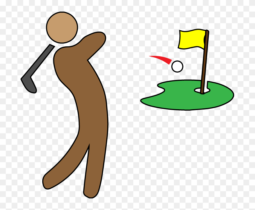 Clip Art Golf Football Putter Vector Graphics - Png Download