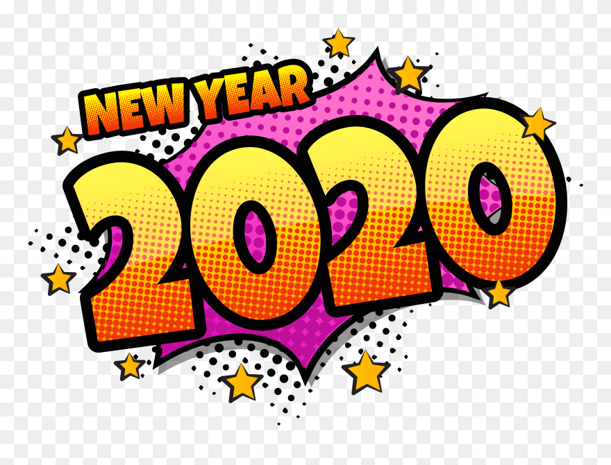 Write 2020 In Bubble Letters Clipart