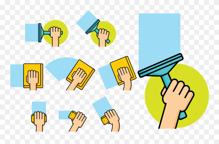 Vector Hand Wipe Icon - Hand Wiping Icon Clipart