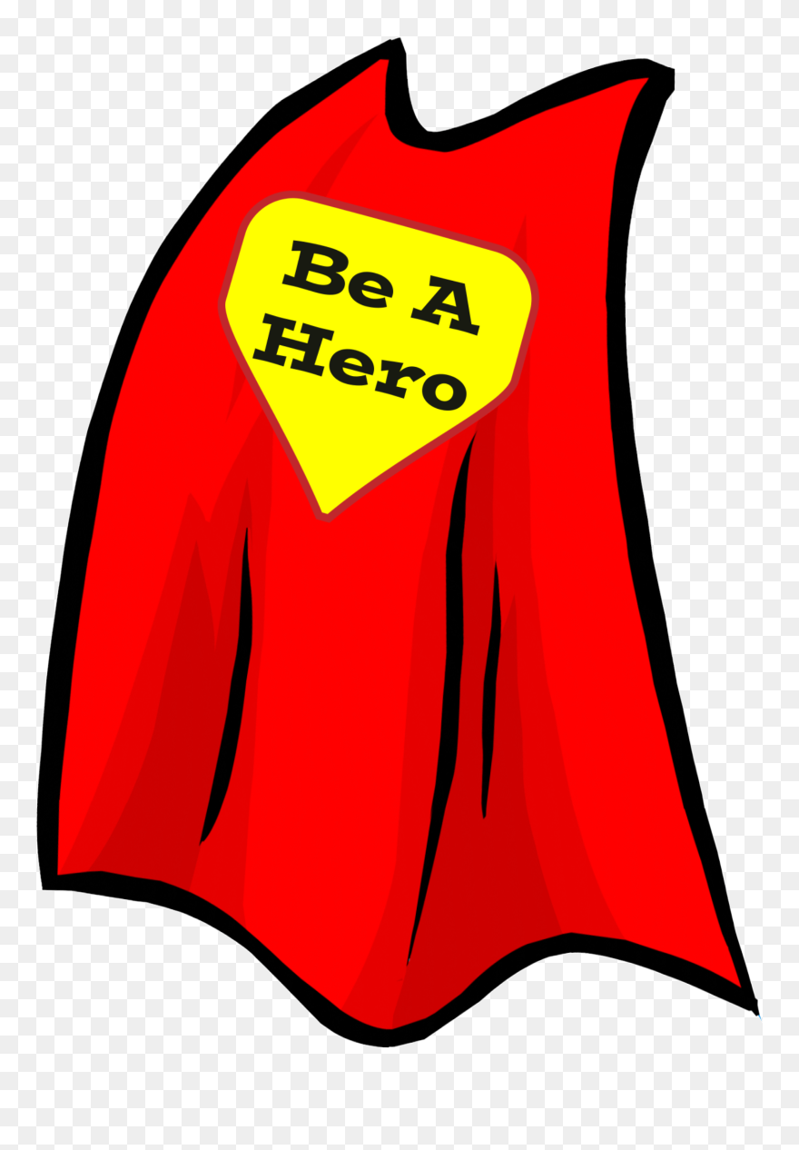 Hero In Cape Png - Hero Cape Clip Art Transparent Png