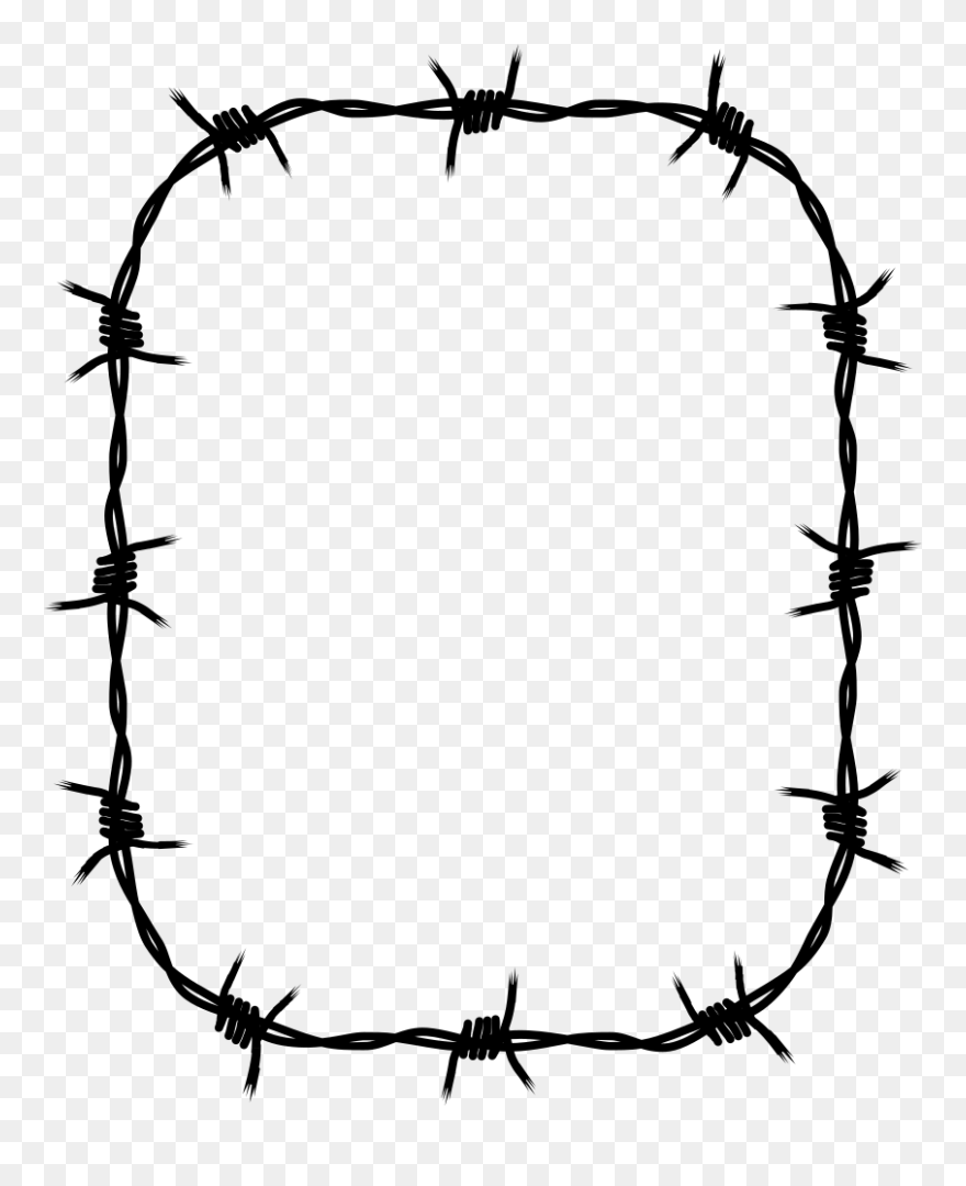 Onlinelabels Clip Art - Barbed Wire Vector Png Transparent Png