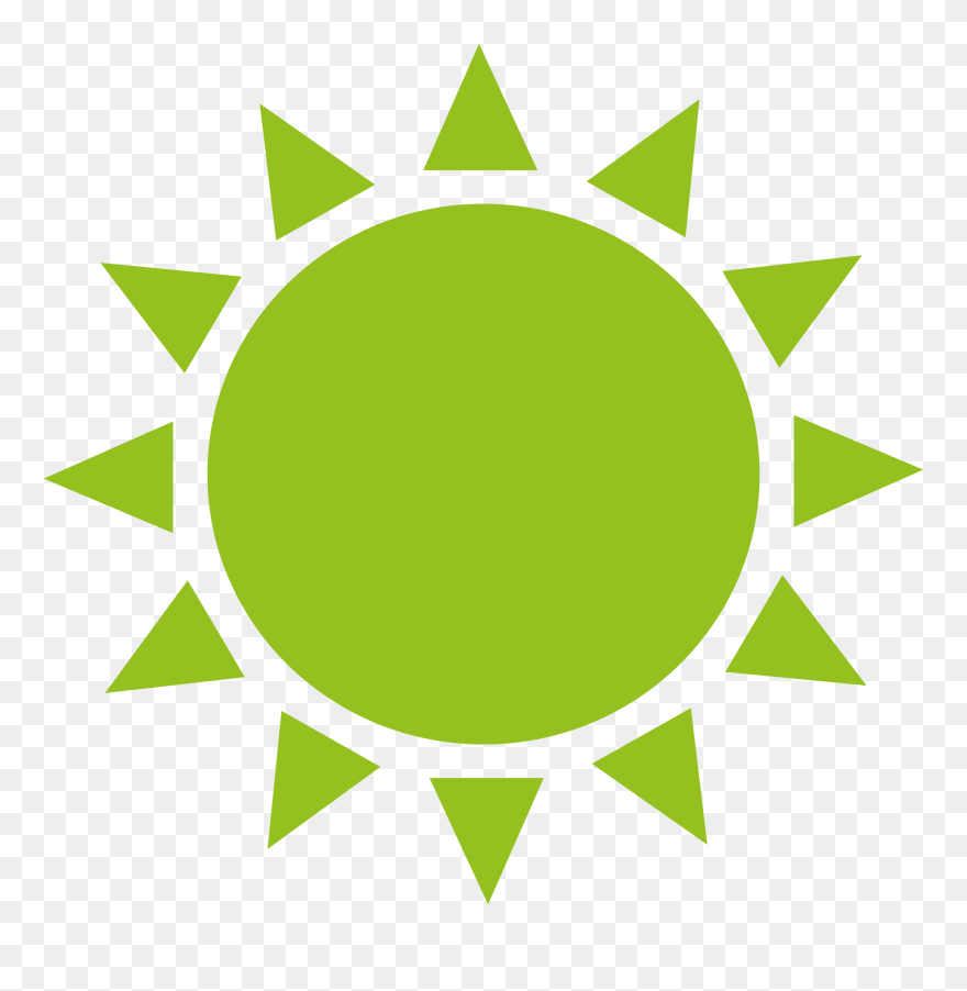 Green Sun Clipart Clip Art Freeuse Call For Experts - Sun Icon - Png Download