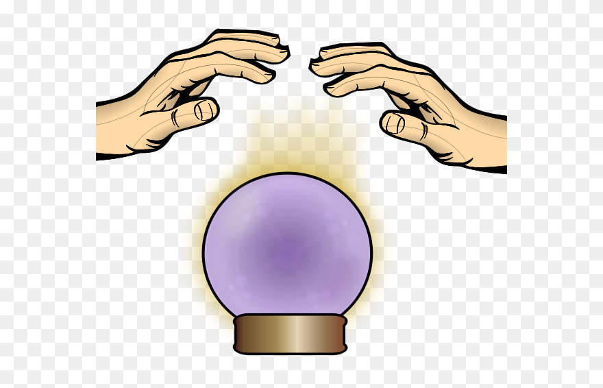 Crystal Ball With Hands Clipart