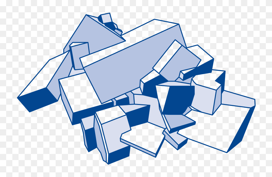 Cristaux Bleus - Crystal Clipart