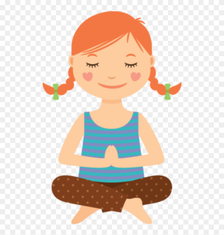 Clipart Child Yoga, Clipart Child Yoga Transparent - Kid Yoga Clipart - Png Download