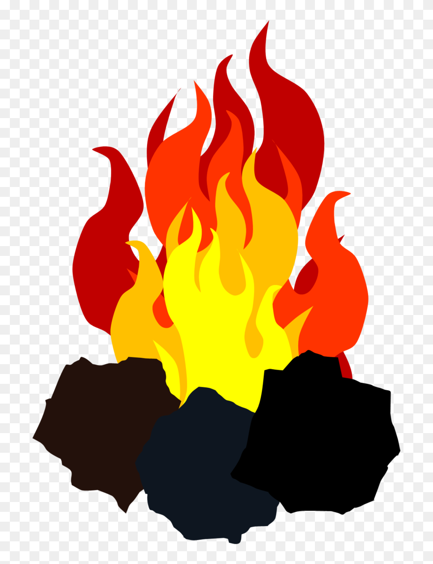 Charcoal Fire Clipart Clipart Royalty Free Library - Coal Clipart - Png Download