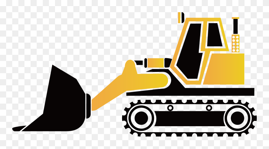 Excavator Clipart Excavator Caterpillar - Clipart Bulldozer Png Transparent Png