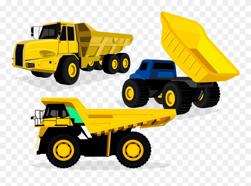 Dump Truck Euclidean Vector - Vector Dump Truck Png Clipart