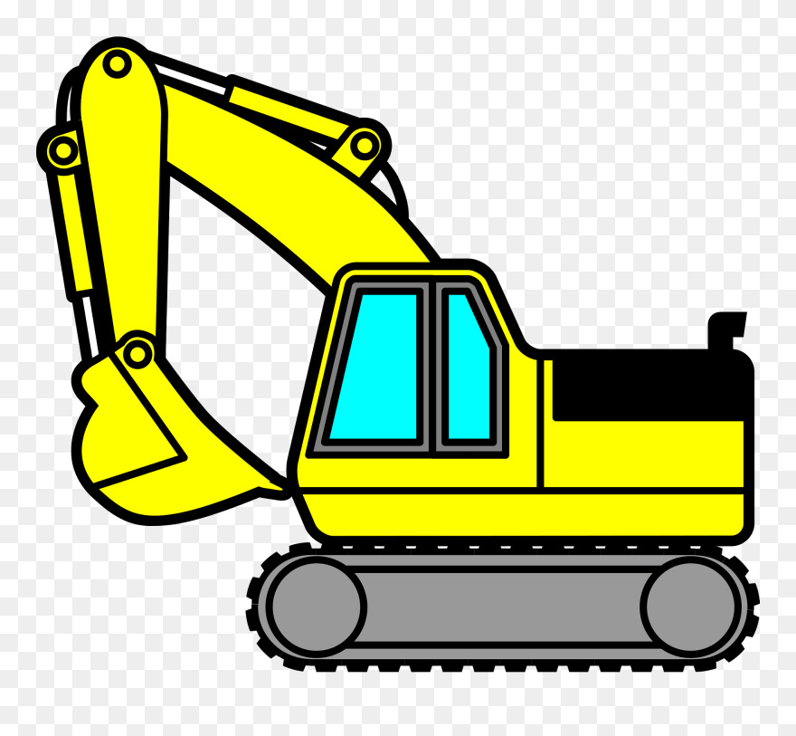 パワー ショベル ユンボ イラスト Clipart