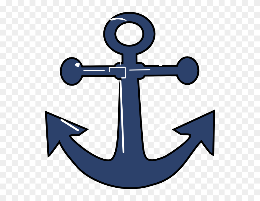 Anchor Clip Art Orange - Png Download