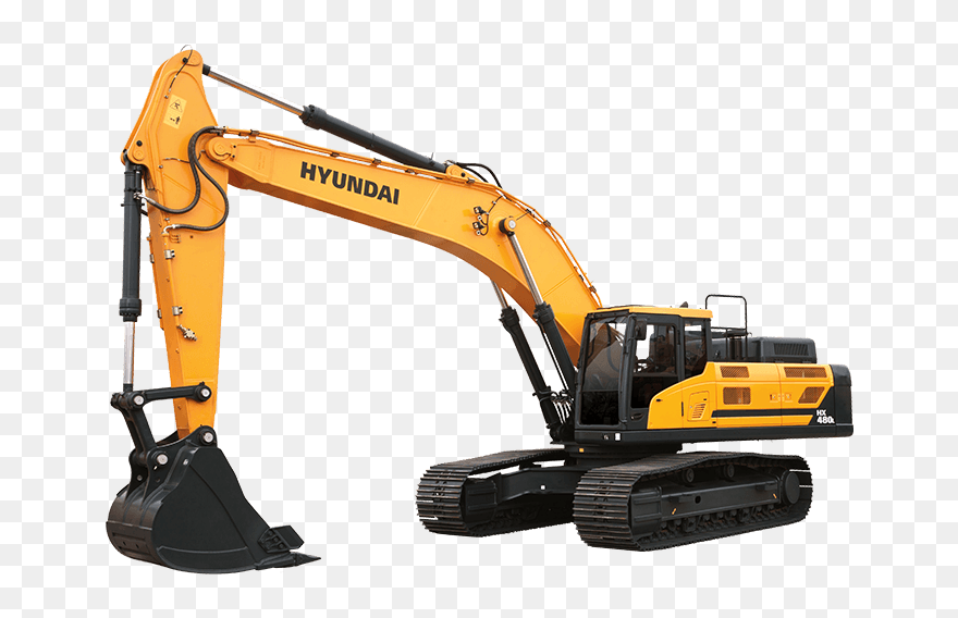 Construction Clipart Excavator - Hyundai 480 Excavator - Png Download