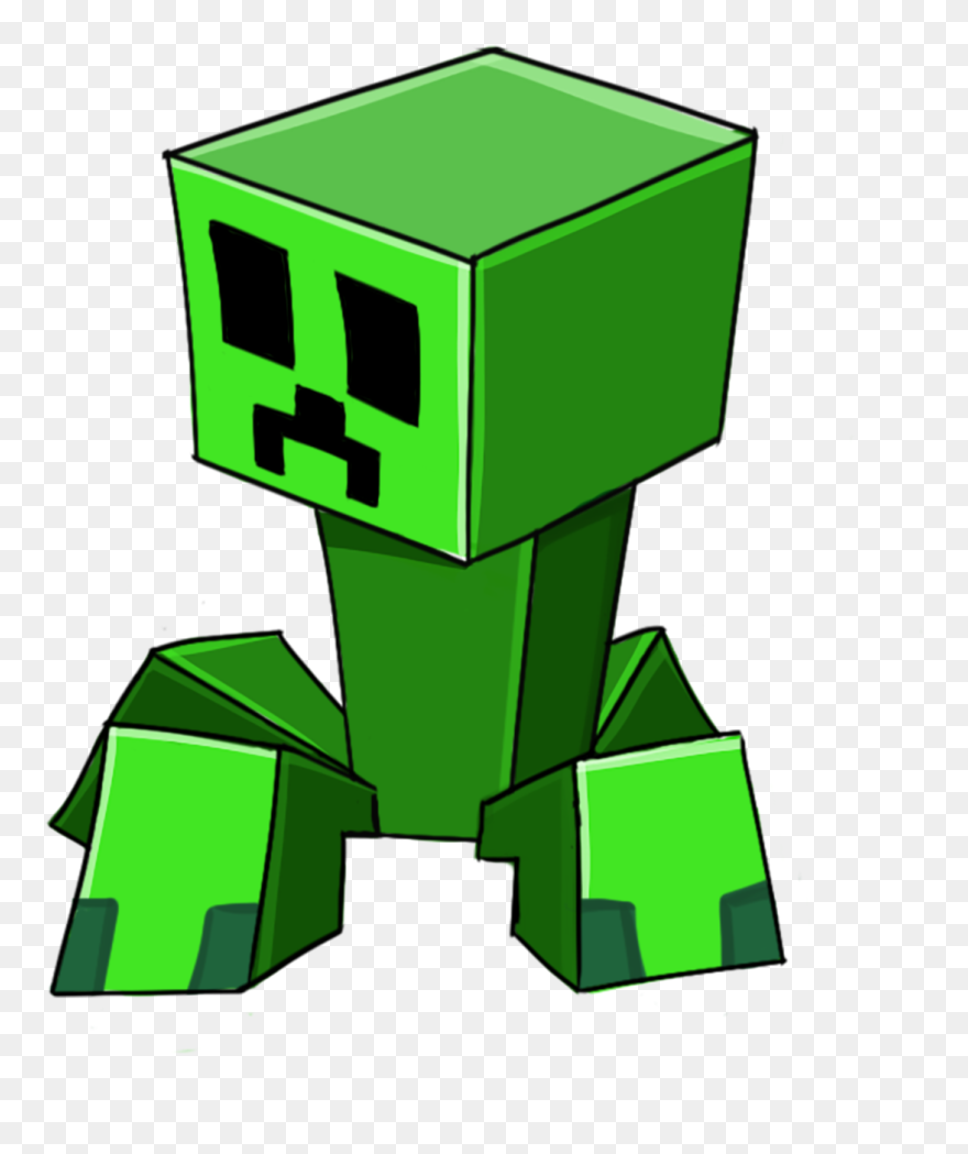 28 Collection Of Creeper Minecraft Clipart - Minecraft Png Cliparts Transparent Png