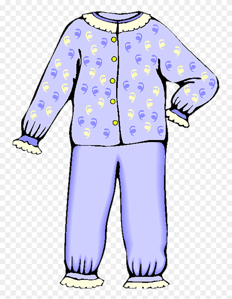 Clip Art Pajamas Pajama Day Illustration Image - Transparent Background Pajamas Clipart - Png Download