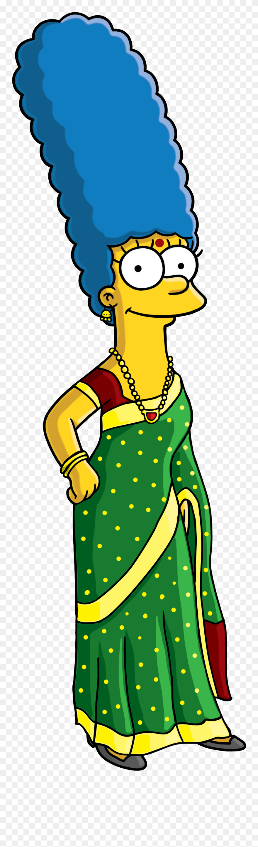 Bart Simpson Clipart Indian - Nicki Minaj Marge Simpson - Png Download