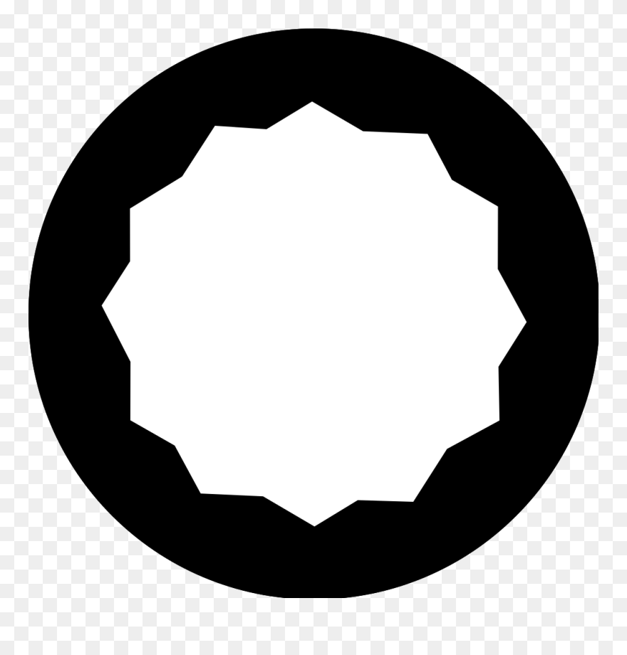 Vector Screw Head Illustration - Red Warranty Icon Clipart