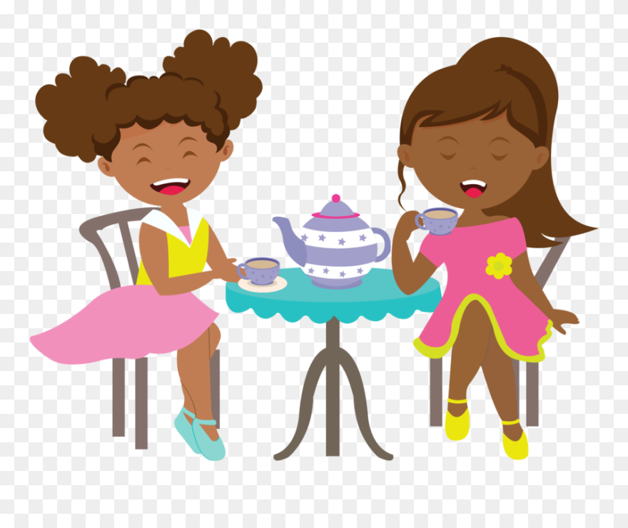 Girlwithtea-25 - Cartoon Clipart