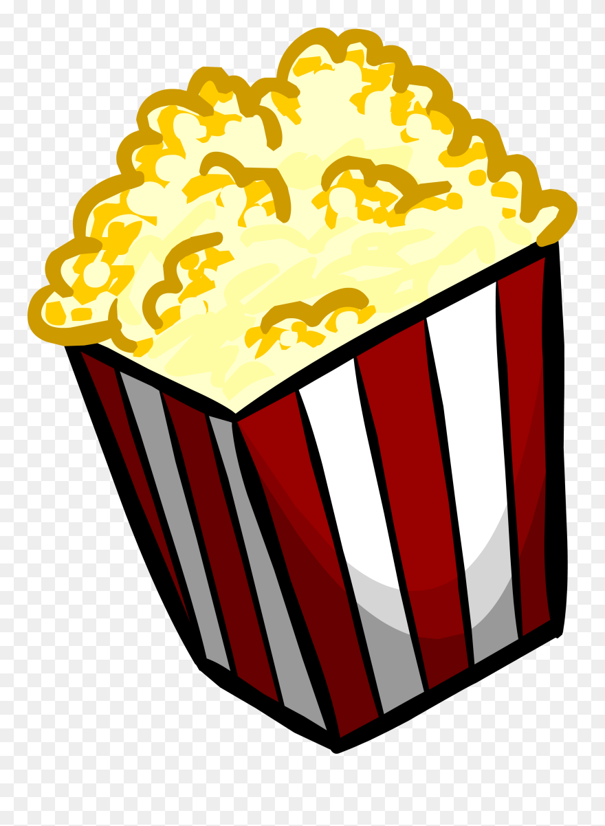 Microwave Popcorn Clip Art - Popcorn Transparent - Png Download