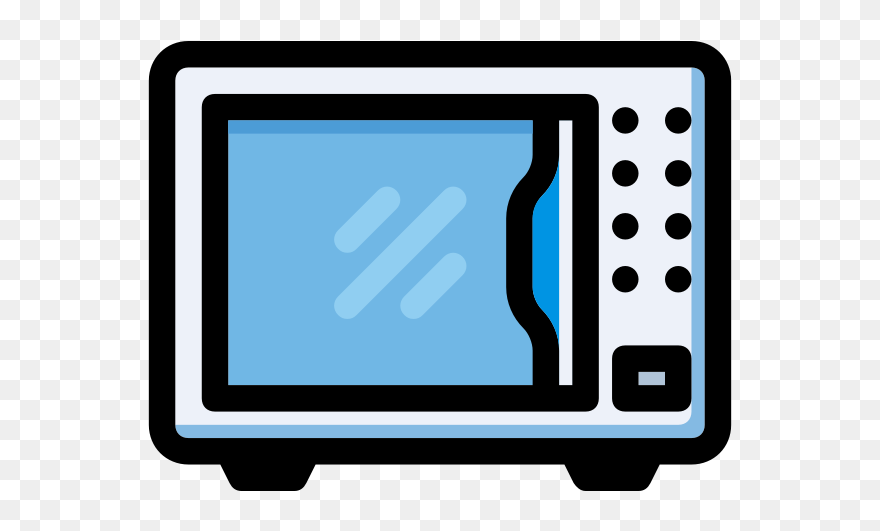 Microwave Symbol Vector Image - Microwave Clip Art - Png Download