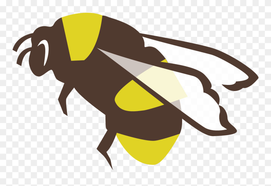 Bee Pollinating Flower Clipart Clip Freeuse Download - Rusty Patched Bumble Bee Transparent - Png Download