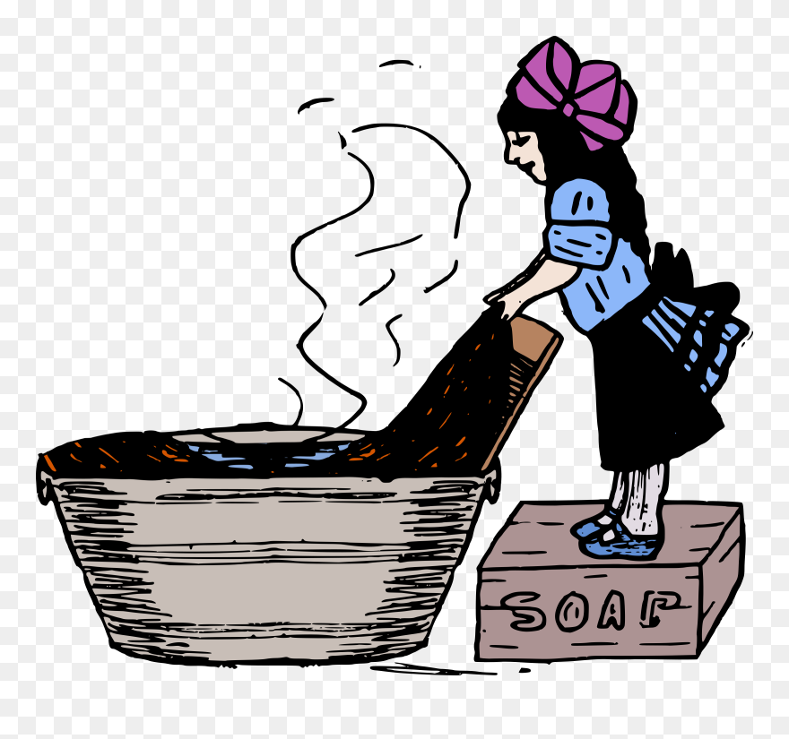 Download Laundry Clipart Clothes Line - Washing Board Clip Art - Png Download