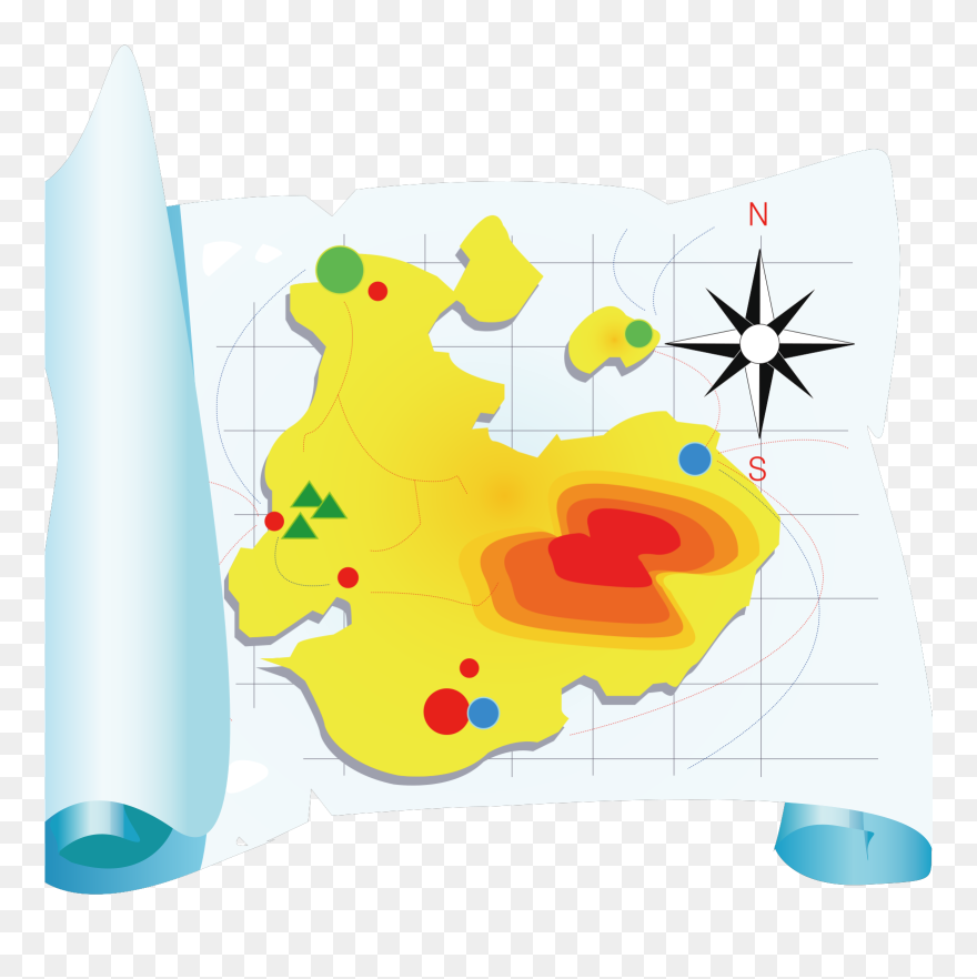 Land Svg Clip Arts - Mapa Travel Clipart - Png Download
