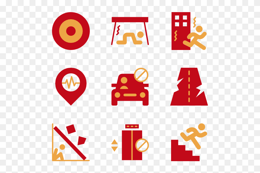 Earthquake Vector Clip Art - Earthquake Icons Png Transparent Png