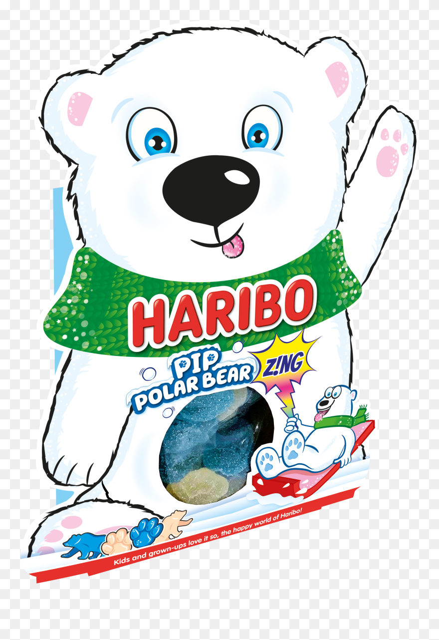Haribo Pip Polar Bear Clipart