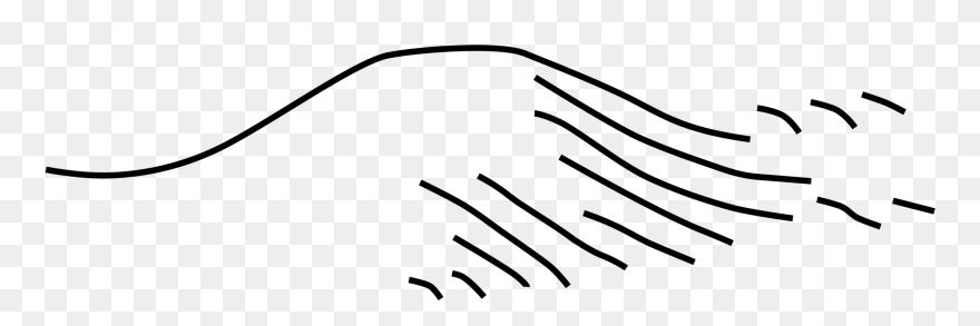 Land Clipart Big Hill, Picture - Black And White Hills Clip Art - Png Download