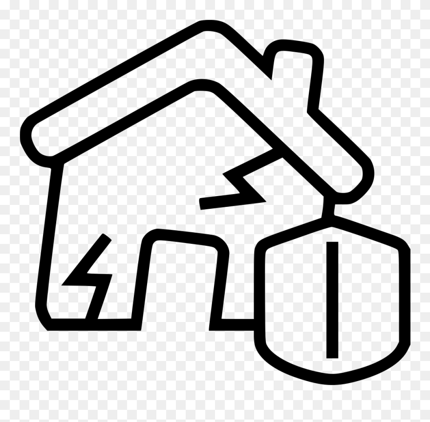 Earthquake - Earthquake Clipart Black And White - Png Download