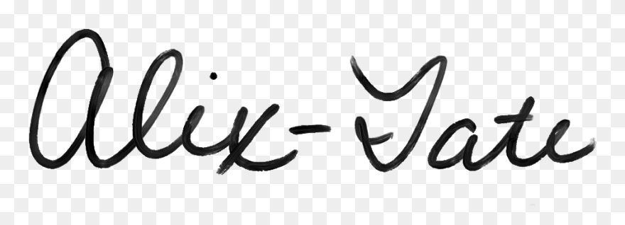 Alix-tate - - Calligraphy Clipart