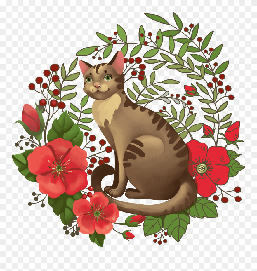 Domestic Short-haired Cat Clipart