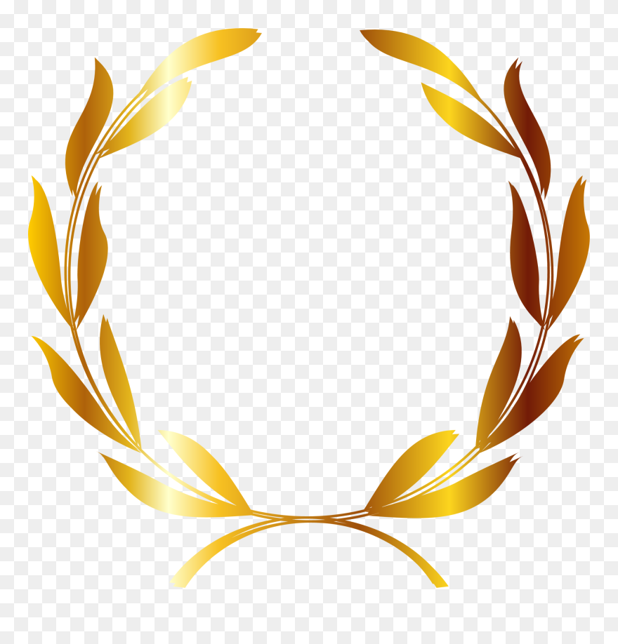 Rice Clipart Rice Flour - Gold Laurel Wreath Png Transparent Png