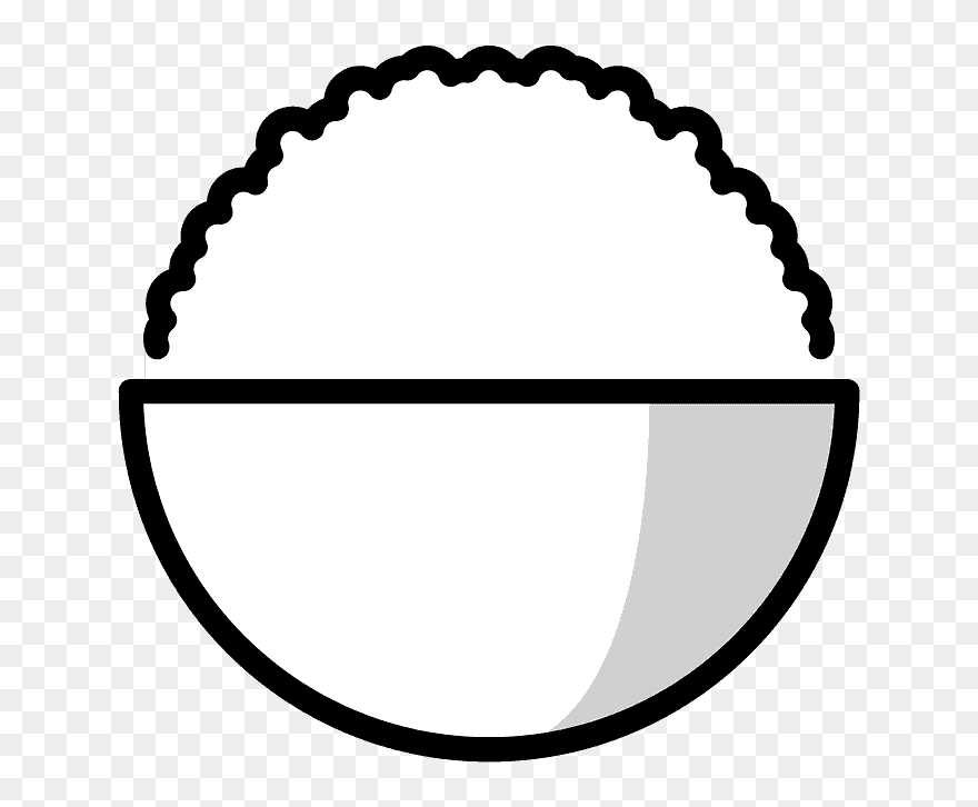 Cooked Rice Emoji Clipart - Clip Art - Png Download