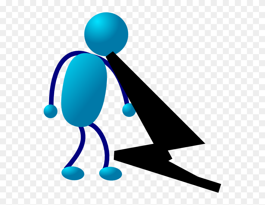 Stick Man Walking Clipart